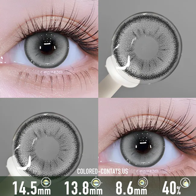 Platinum Cloud Grey Contact Lenses