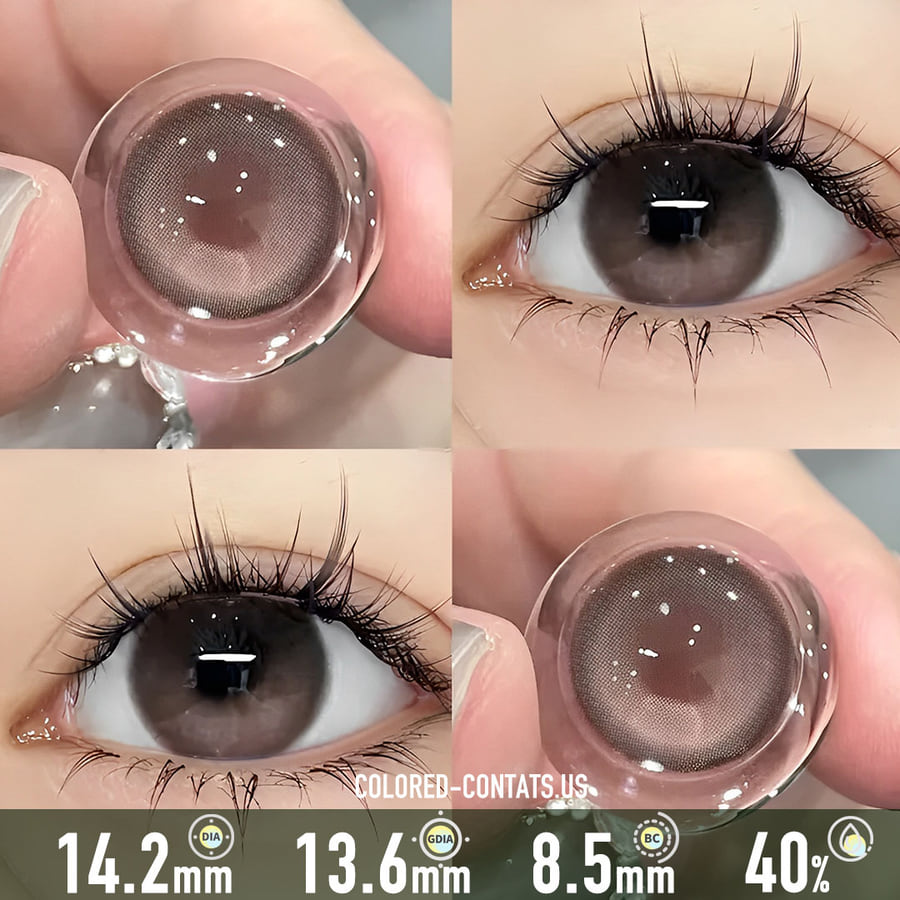 Velvet Brown Contact Lenses - Ccus Eyewear · Premium Colored Contacts Velvet Brown Contact Lenses