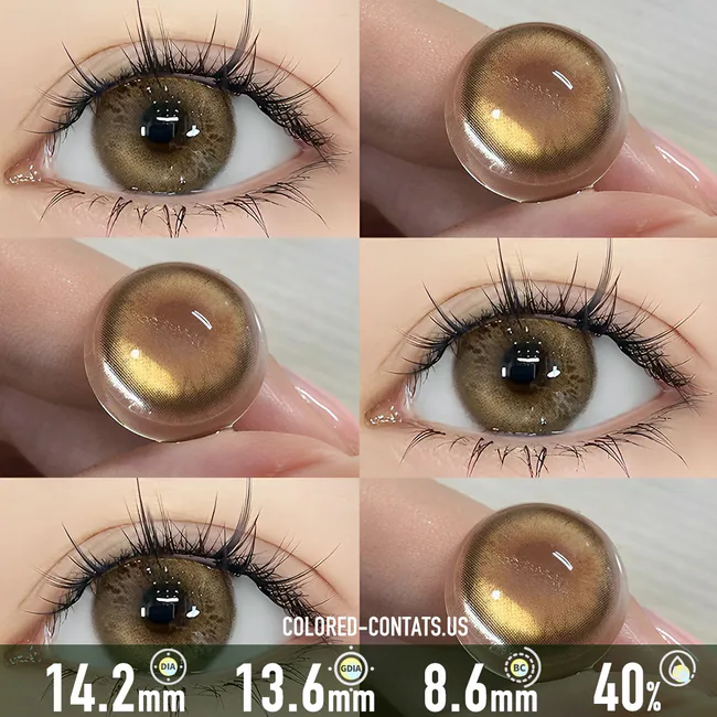 Home - Ccus Eyewear · Premium Colored Contacts Golden Honey Amber Elite Contact Lenses