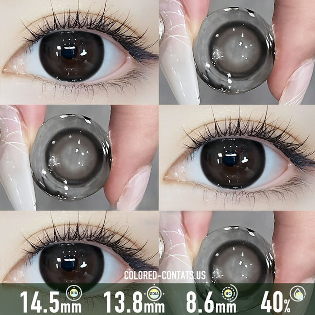 Ash Brown Color Contact Lenses