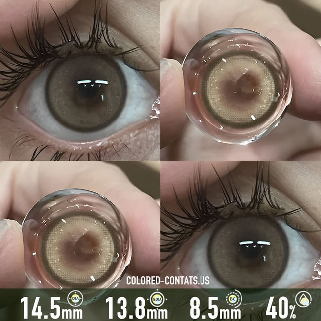 Mocha Mist Contact Lenses