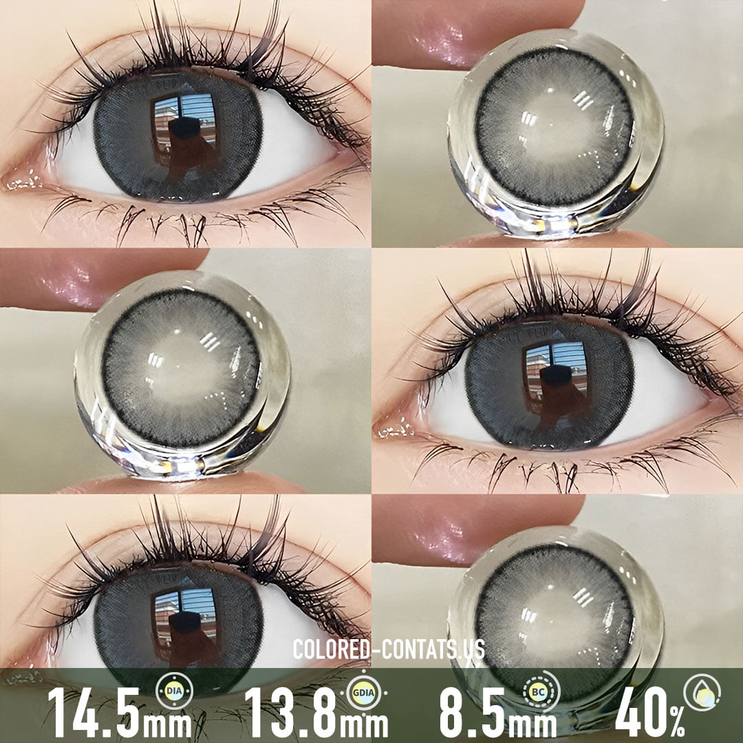 Silver Cloud Grey Contact Lenses