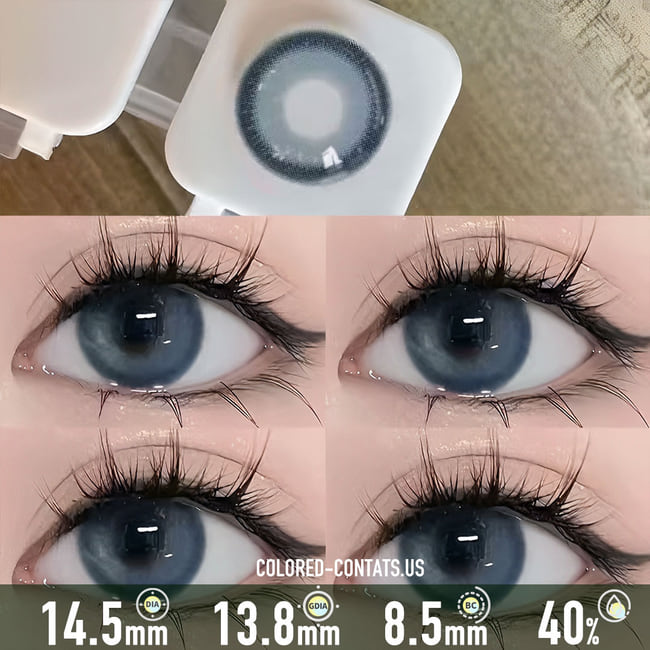 Steel Mist Blue-Grey Contact Lenses
