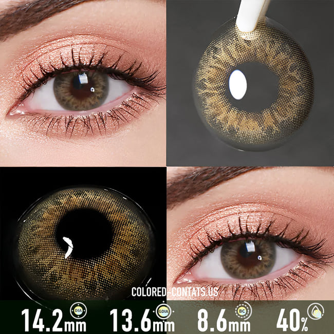 Pure Hazel Contact Lenses