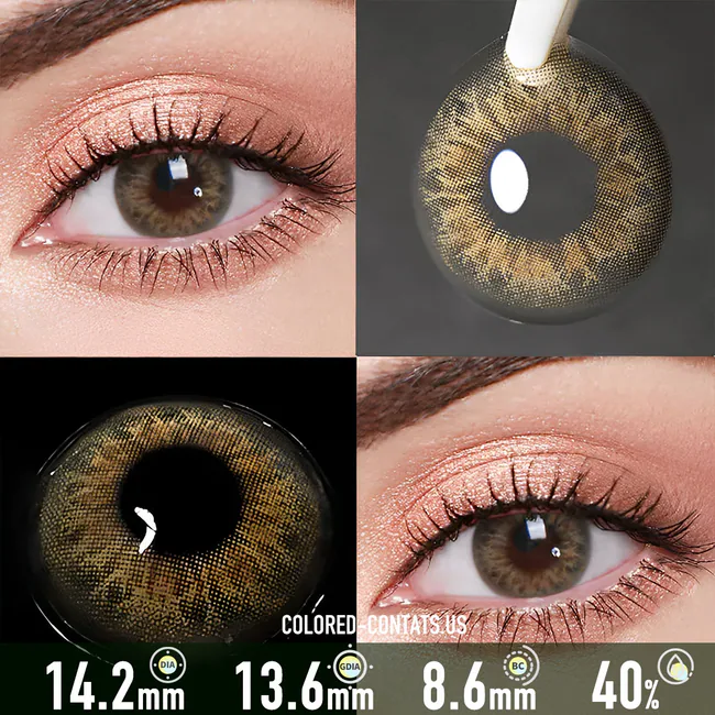 Pure Hazel Contact Lenses