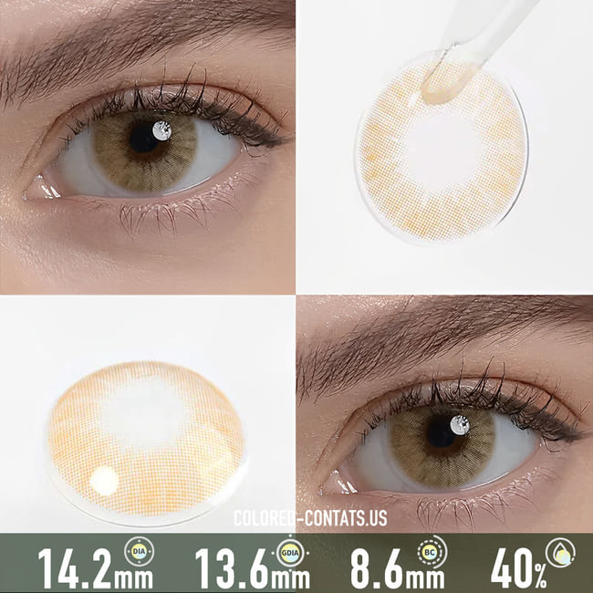 Hidrocor Hazel Contact Lenses