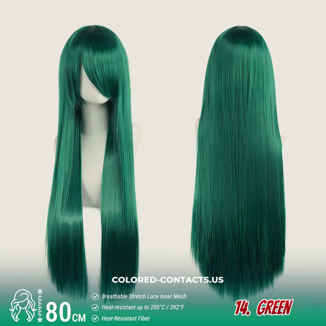 24-Color Versatile Cosplay Wig (80Cm-Length)