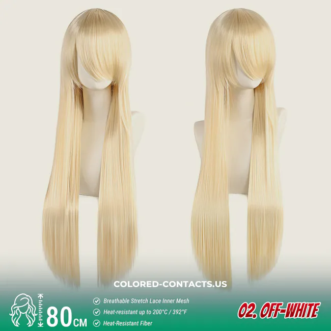 24-Color Versatile Cosplay Wig (80Cm-Length)