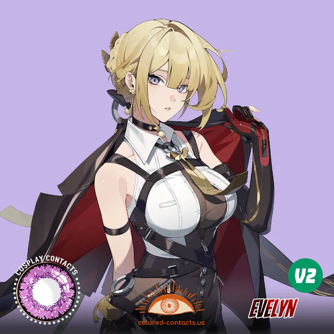 Zzz : Evelyn Cosplay Violet Contact Lenses - Ccus Eyewear · Premium Colored Contacts Evelyn Cosplay Violet Contact Lenses