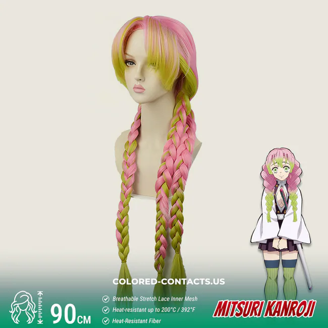 Mitsuri Kanroji Cosplay Wig