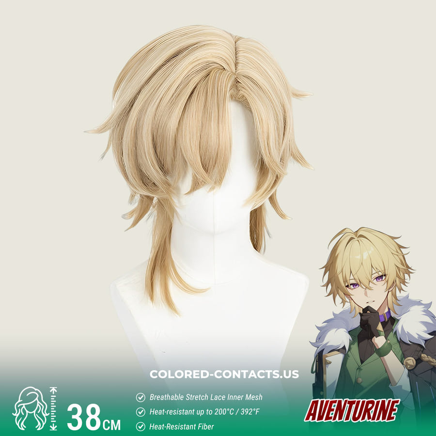 Aventurine Cosplay Wig - Ccus Eyewear · Premium Colored Contacts Aventurine Cosplay Wig