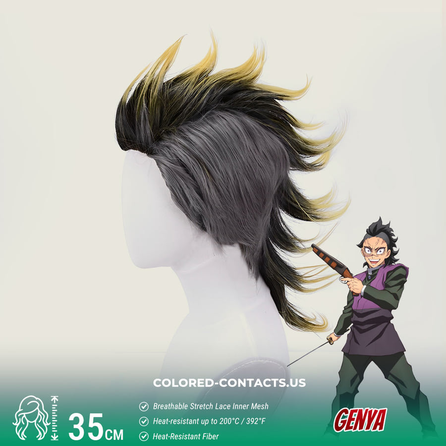 Genya Cosplay Wig