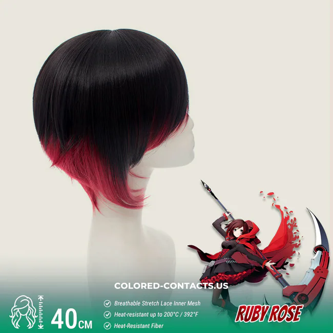 Rwby Rose Cosplay Wig - Rwby Rose Cosplay Wig 2
