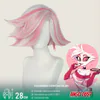 Angel Dust Cosplay Wig - Pink And White Wig