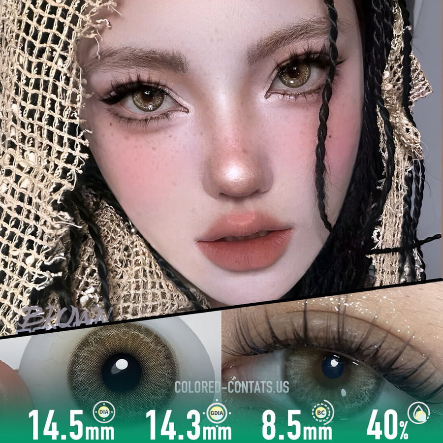 Tulip Galaxy Brown Contact Lenses