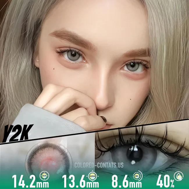 Half-Blood Grey Contact Lenses