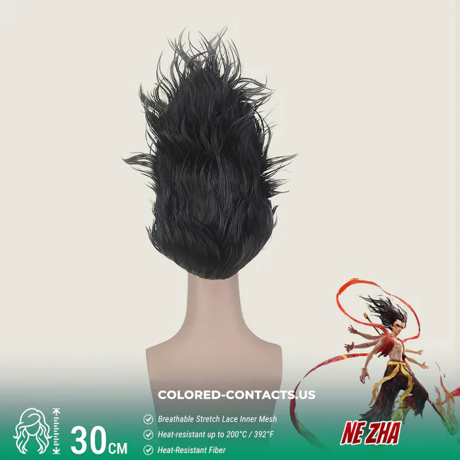 Ne Zha Cosplay Wig