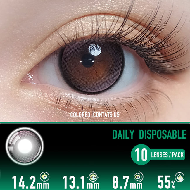 Soft Purple Grape Contact Lenses
