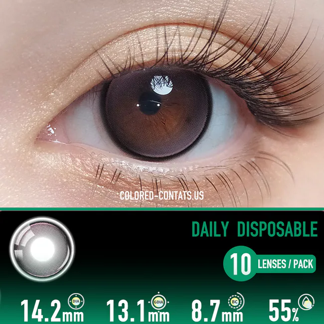 Soft Purple Grape Contact Lenses