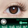Sacred Sunset Amber Contact Lenses
