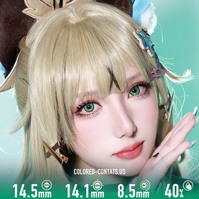 Mermaid Deep Green Contact Lenses (10 Pcs) - Cc Mermaid 3