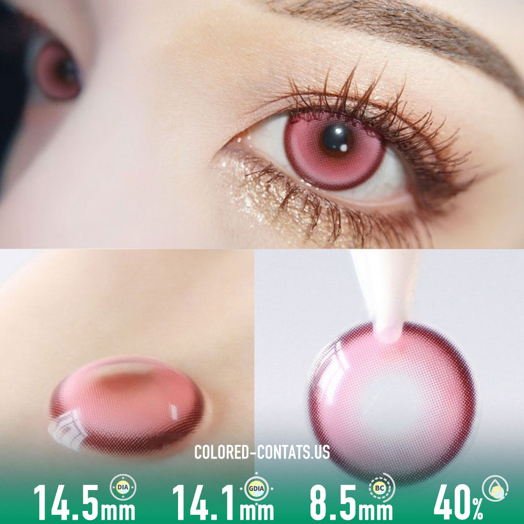 Mermaid Coral Pink Contact Lenses (10 Pcs) - Ccus Eyewear · Premium Colored Contacts Mermaid Coral Pink Contact Lenses (10 Pcs)