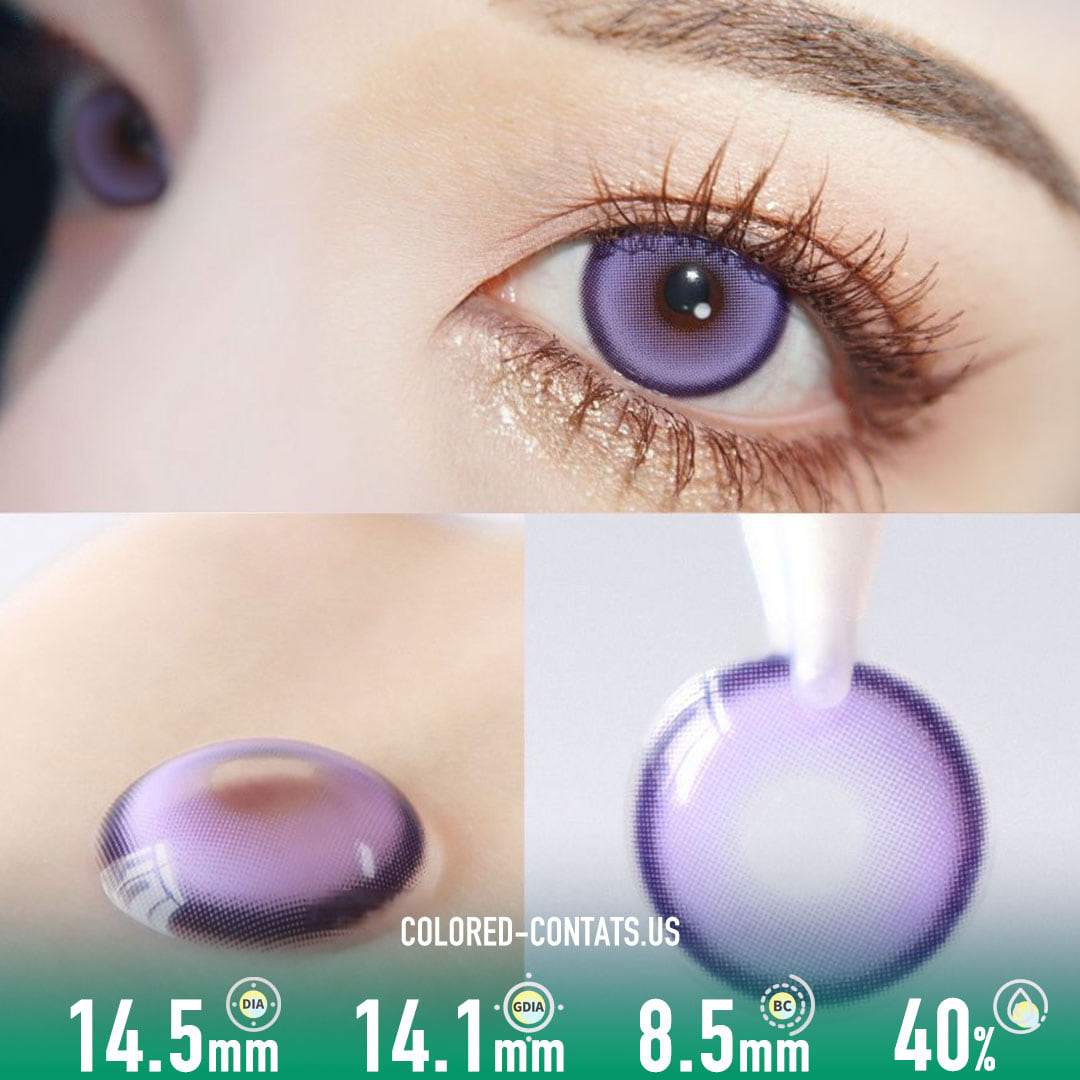 Mermaid Mystic Purple Contact Lenses (10 Pcs) - Ccus Eyewear · Premium Colored Contacts Mermaid Mystic Purple Contact Lenses (10 Pcs)