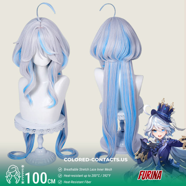 Furina Cosplay Wig - Furina Cosplay Wig Long