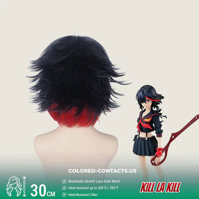 Kill La Kill Cosplay Wig - Ccus Eyewear · Premium Colored Contacts Kill La Kill Cosplay Wig - Kill La Kill Cosplay Wig 2