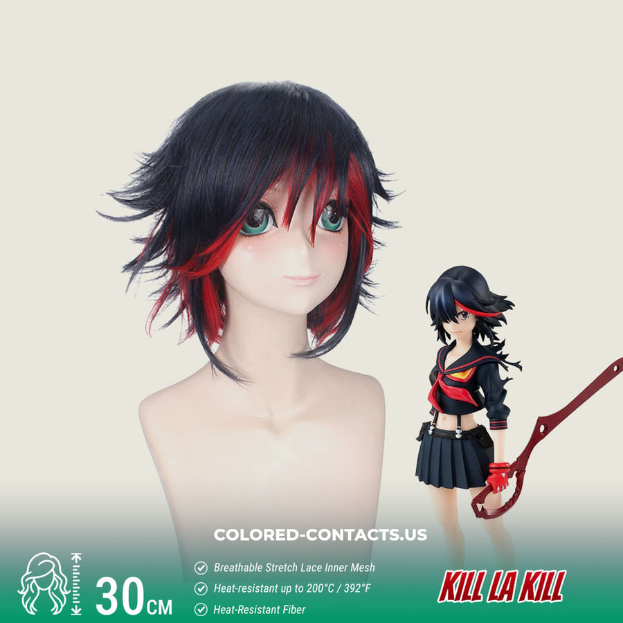 Kill La Kill Cosplay Wig - Ccus Eyewear · Premium Colored Contacts Kill La Kill Cosplay Wig