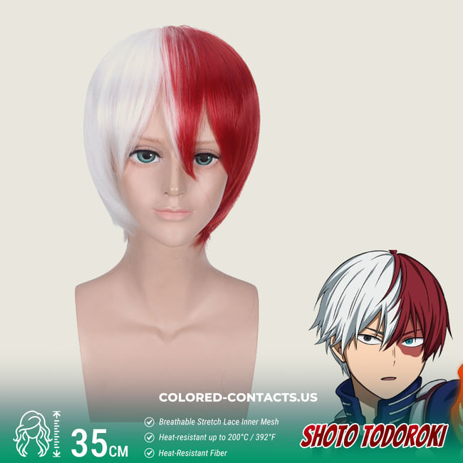 Shoto Todoroki Cosplay Wig - Shoto Todoroki Cosplay Wig