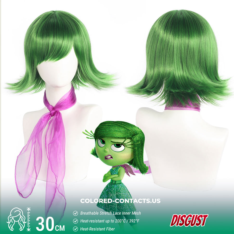 Disgust Cosplay Wig - Ccus Eyewear · Premium Colored Contacts Inside Out: Disgust Cosplay Wig - Disgust Cosplay Wig