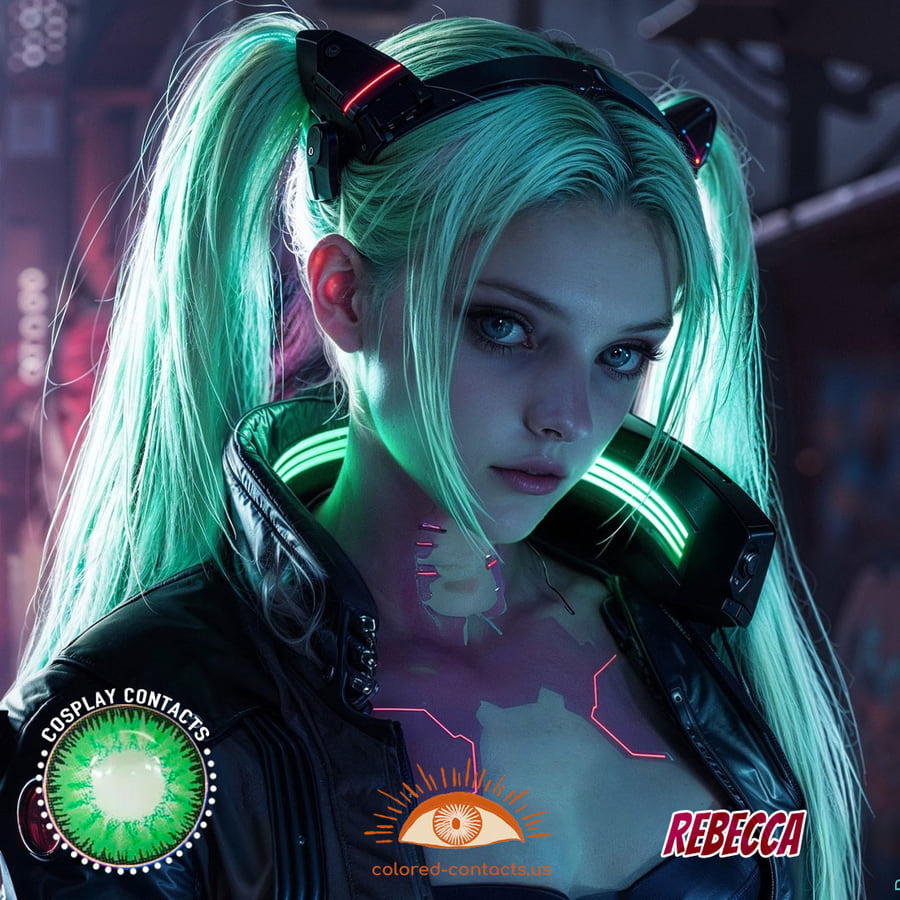 Cyberpunk Edgerunners Rebecca Cosplay Contact Lenses