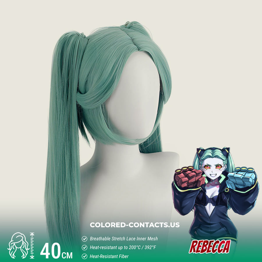 Cpe : Rebecca Cosplay Wig - Ccus Eyewear · Premium Colored Contacts Cyberpunk Edgerunners Rebecca Cosplay Wig