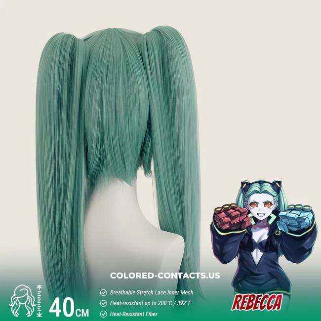 Cpe : Rebecca Cosplay Wig - Ccus Eyewear · Premium Colored Contacts Cyberpunk Edgerunners Rebecca Cosplay Wig