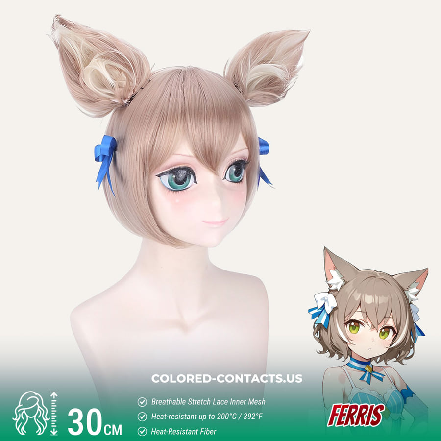 Ferris Cosplay Wig - Ccus Eyewear · Premium Colored Contacts Ferris Cosplay Wig