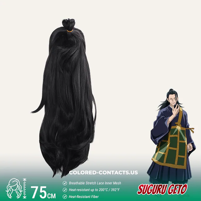 Suguru Geto Cosplay Wig - Suguru Geto Cosplay Wig 2