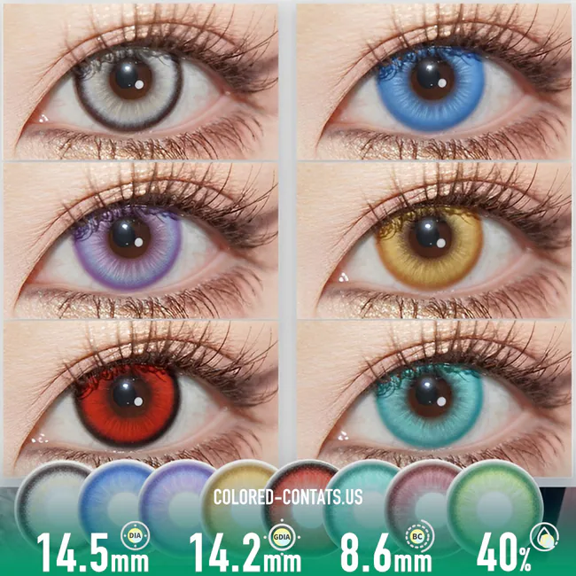 Gf 2: Littara Cosplay Contact Lenses - Ccus Eyewear · Premium Colored Contacts Magic Fairy Crystal Brown Contact Lenses