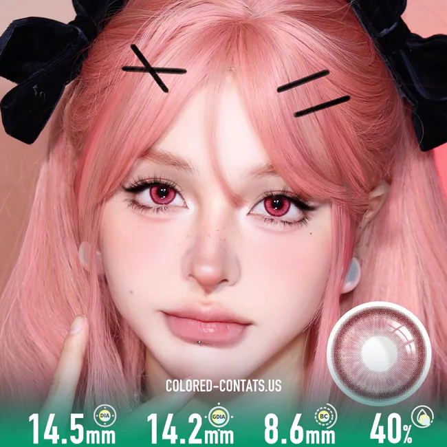 Magic Fairy Pearl Pink Contact Lenses