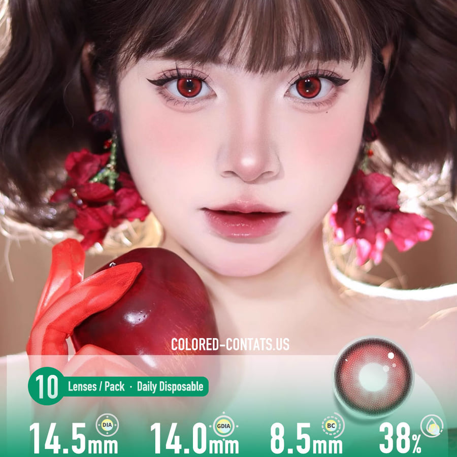 Scarlet Soul Red Contact Lenses