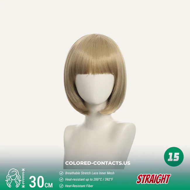 30Cm Bobo Style Cosplay Wig Collection - 25 Colors - Ccus Eyewear · Premium Colored Contacts 30Cm Bobo Style Cosplay Wig Collection - 25 Colors