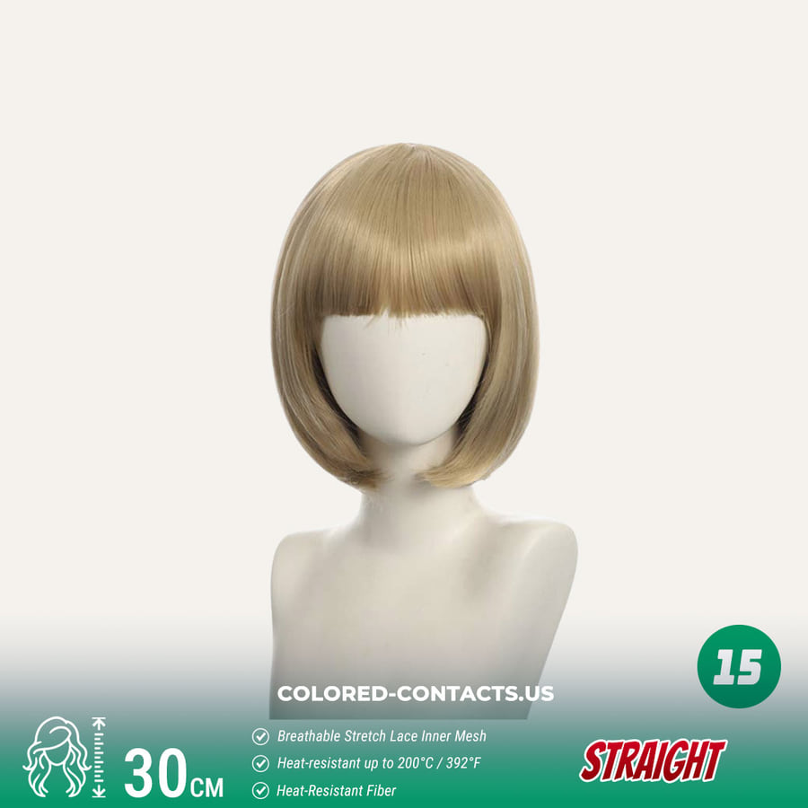 30Cm Bobo Style Cosplay Wig Collection - 25 Colors - Ccus Eyewear · Premium Colored Contacts 30Cm Bobo Style Cosplay Wig Collection - 25 Colors