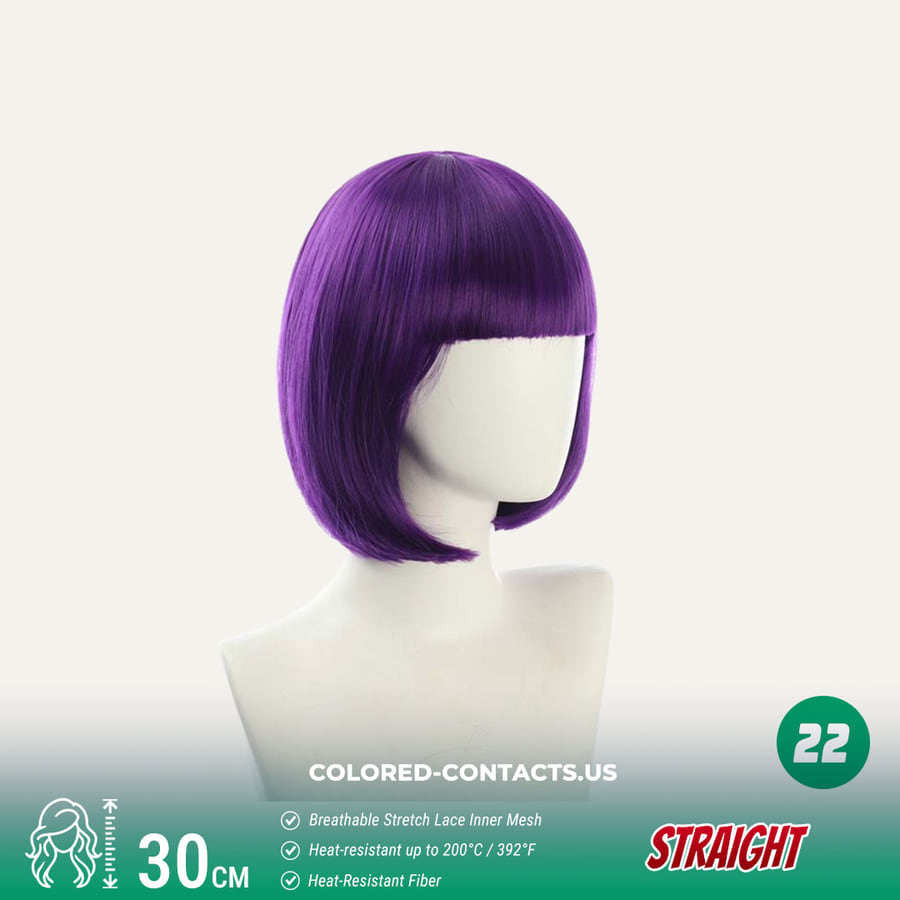 30Cm Bobo Style Cosplay Wig Collection - 25 Colors - Ccus Eyewear · Premium Colored Contacts 30Cm Bobo Style Cosplay Wig Collection - 25 Colors