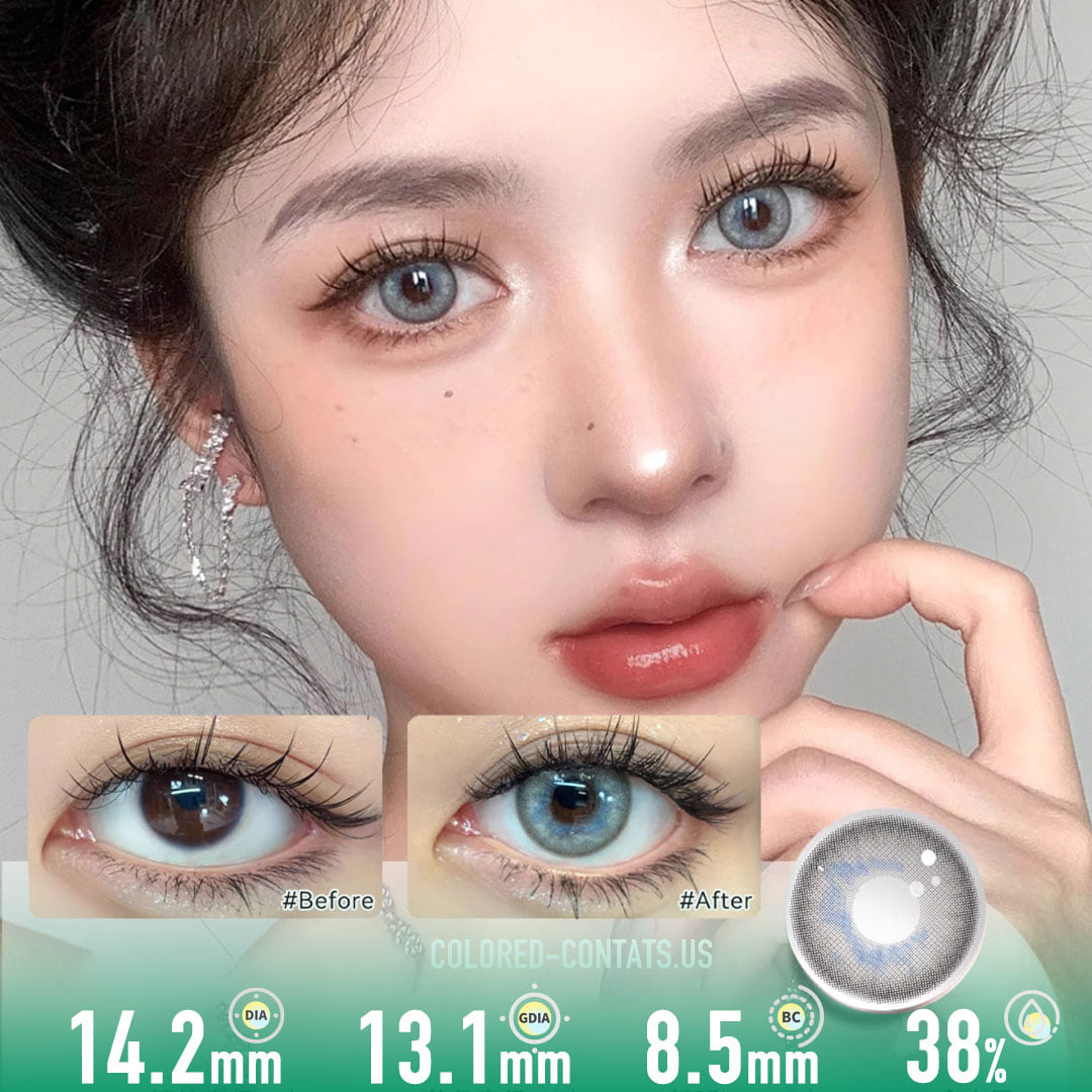 Mystic Gray Night Spirit Contact Lenses (10-Pack) - Ccus Eyewear · Premium Colored Contacts Mystic Gray Night Spirit Contact Lenses