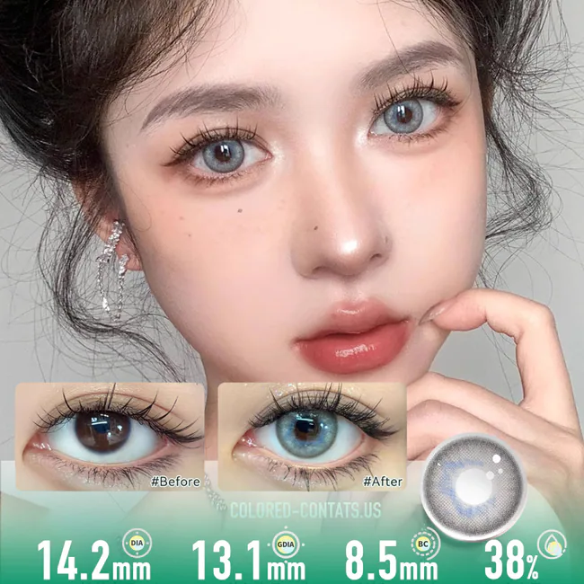 Mystic Gray Night Spirit Contact Lenses