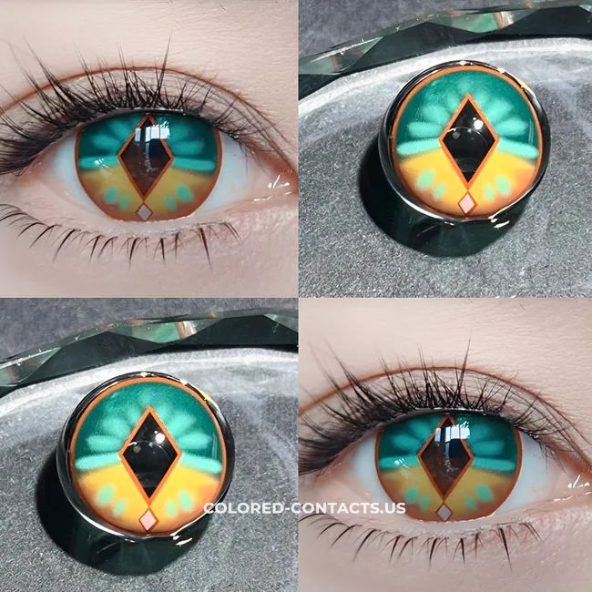 Genshin Impact Kinich Cosplay Contact Lenses