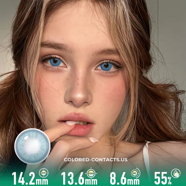Lucifer Sapphire Blue Contact Lenses (10 PCS)