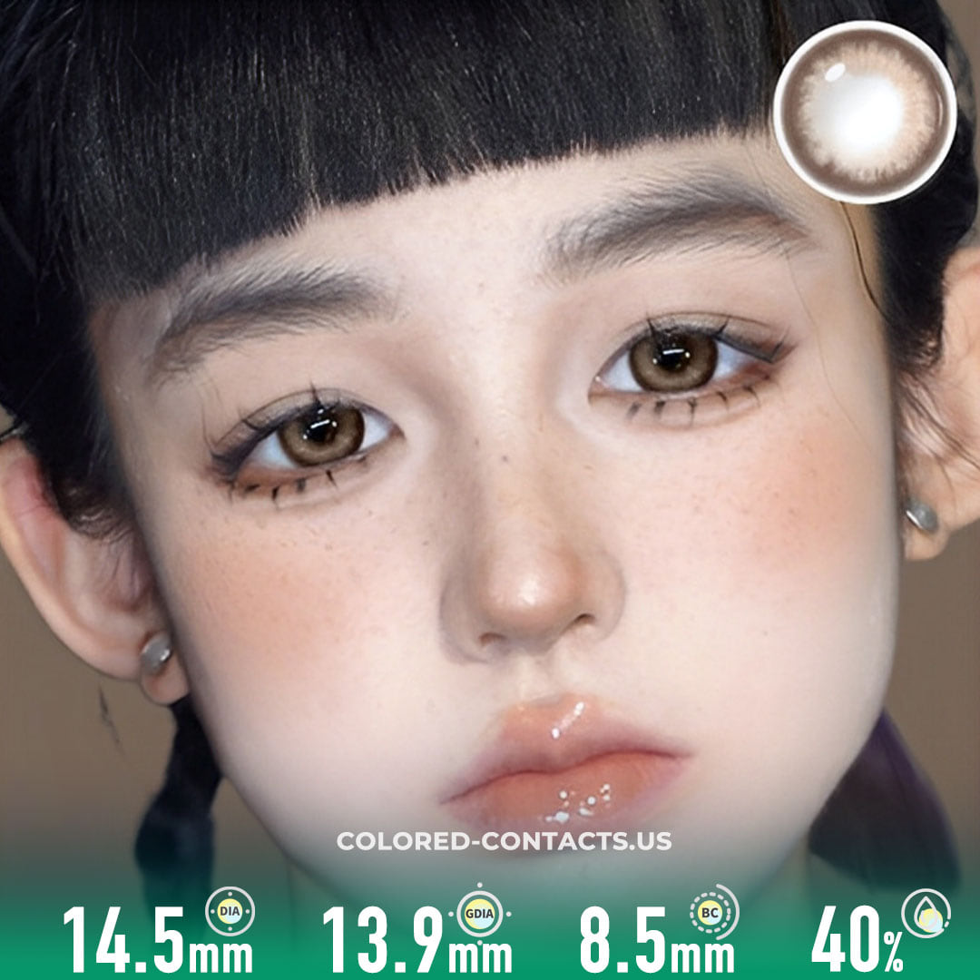 Solitude Chestnut Brown Contact Lenses (10 Pcs) - Ccus Eyewear · Premium Colored Contacts Solitude Chestnut Brown Contact Lenses (10 Pcs)