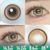 Aurora Mirror Brown Colored Contacts