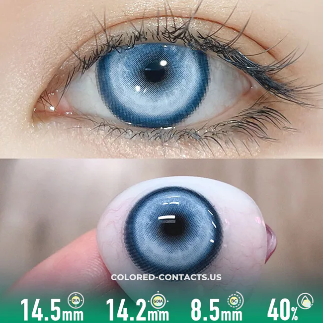 Kol Legend Light Blue Colored Contacts